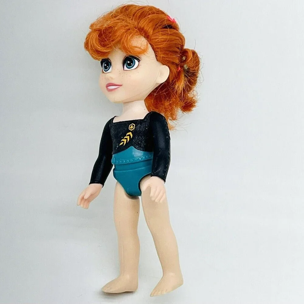 Disney Frozen 2 Petite Adventure Anna Doll Rare Dress Costume Jakks Pacific Toy - Picture 1 of 11